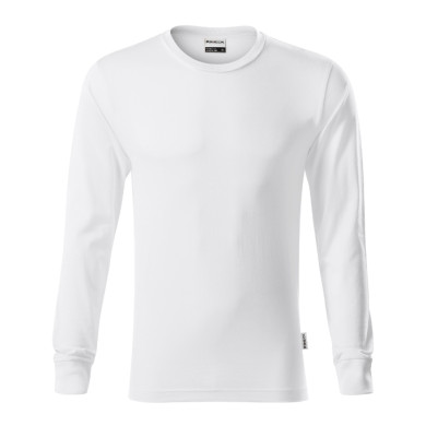 Tee-shirt unisex Resist LS R05 - blanc 00 (brand label)
