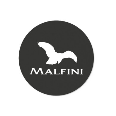 Autocollant MALFINI D60 - noir