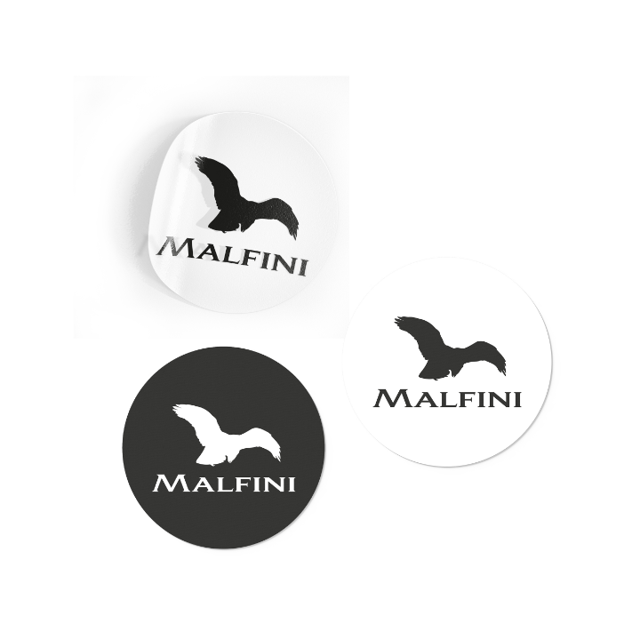 Autocollant MALFINI D60 - noir