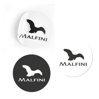 Autocollant MALFINI D60 - transparent