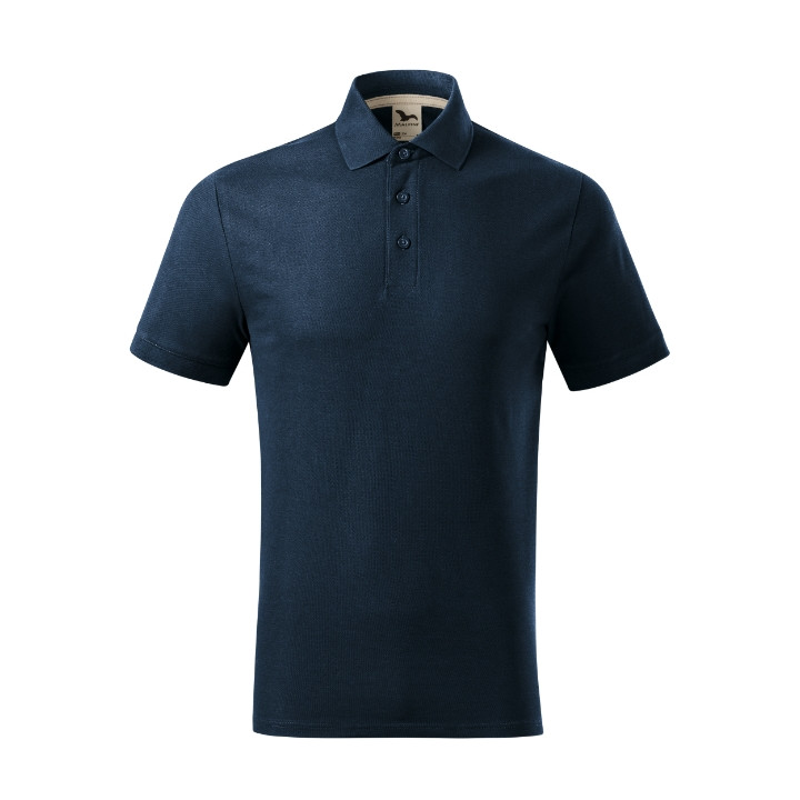 Polo homme Prime (GOTS) 23Y - bleu marine