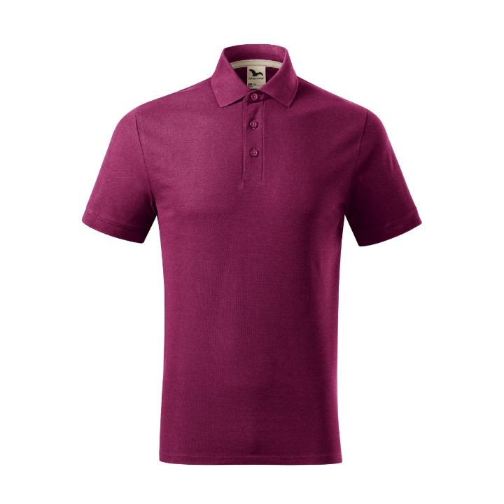 Polo homme Prime (GOTS) 23Y - rhododendron