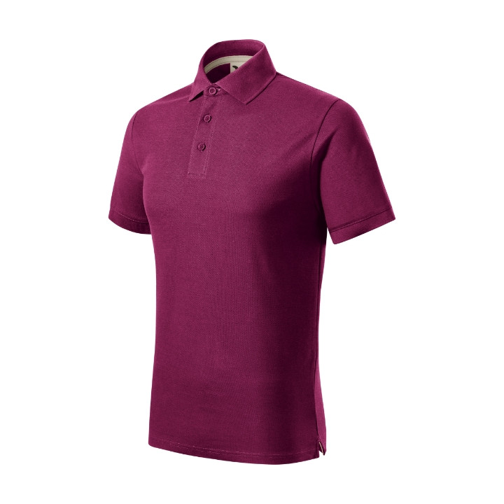 Polo homme Prime (GOTS) 23Y - rhododendron