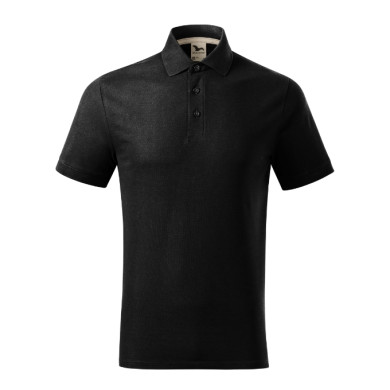 Polo homme Prime (GOTS) 23Y - noir