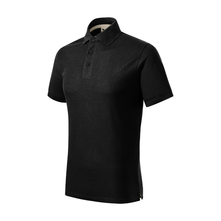 Polo homme Prime (GOTS) 23Y - noir