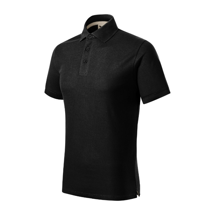 Polo homme Prime (GOTS) 23Y - noir