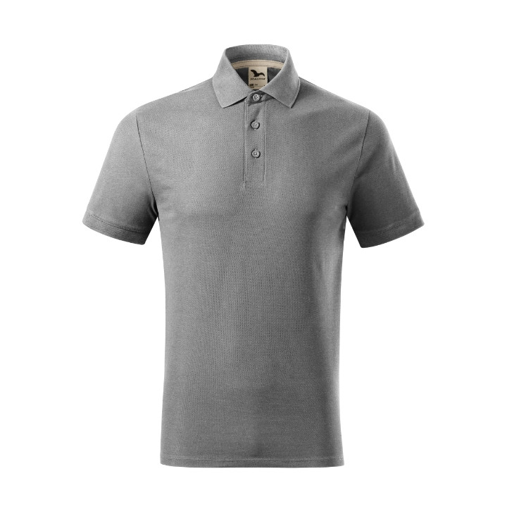 Polo homme Prime (GOTS) 23Y - argent vieilli