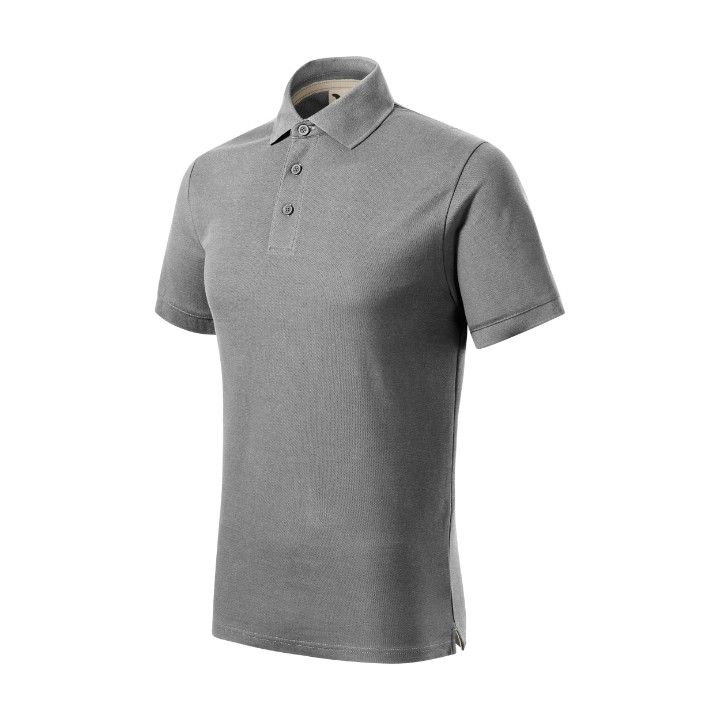 Polo homme Prime (GOTS) 23Y - argent vieilli