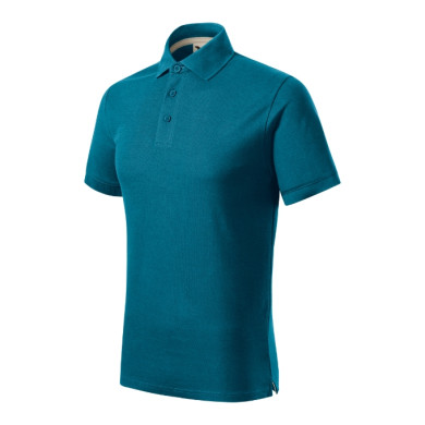 Polo homme Prime (GOTS) 23Y - bleu pétrole