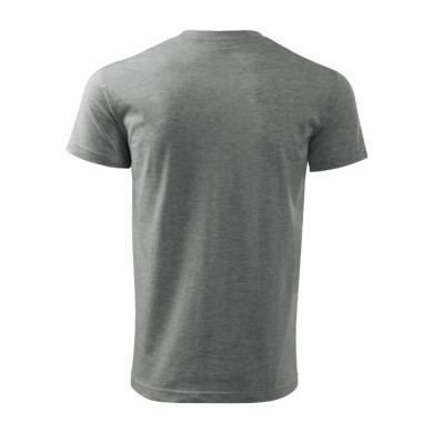 Tee-shirt homme Basic 129 - gris chiné foncé