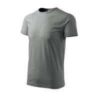 Tee-shirt homme Basic 129 - gris chiné foncé