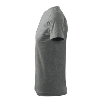 Tee-shirt homme Basic 129 - gris chiné foncé