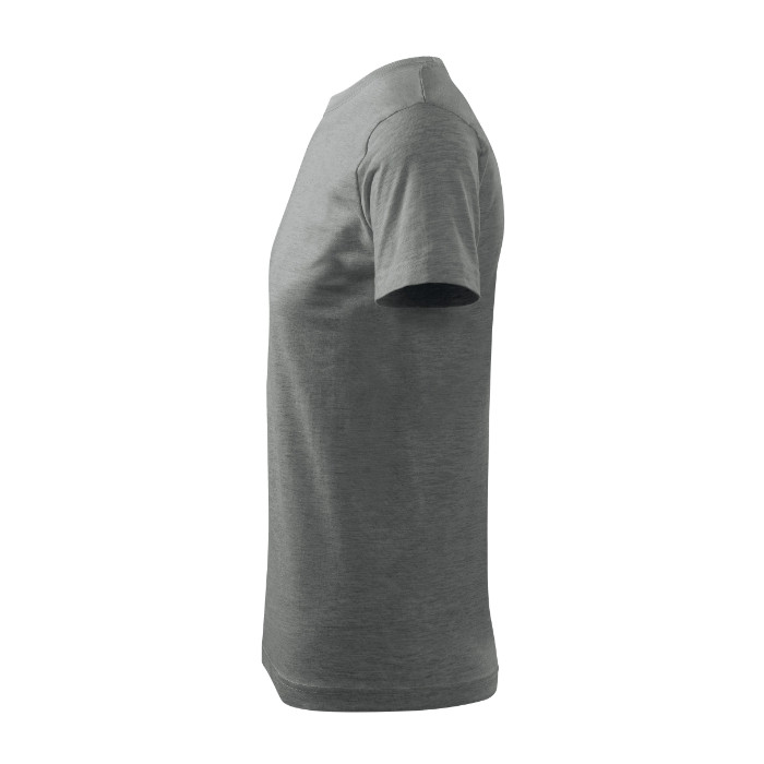 Tee-shirt homme Basic 129 - gris chiné foncé