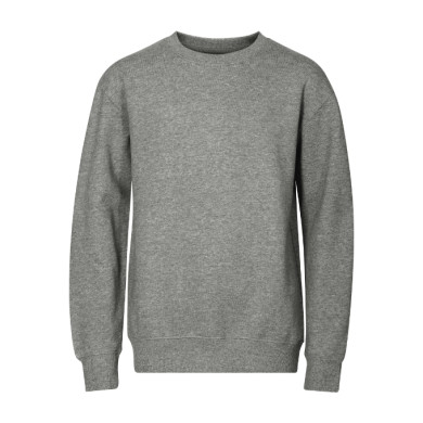 Sweatshirt enfant Crew 427 - gris chiné foncé