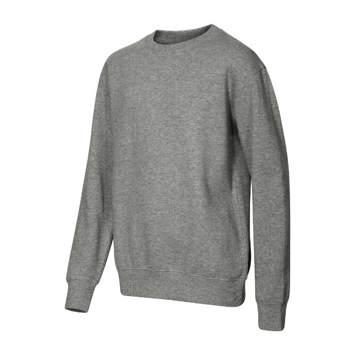 Sweatshirt enfant Crew 427 - gris chiné foncé