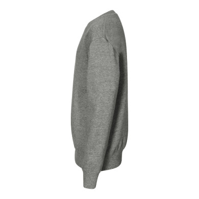 Sweatshirt enfant Crew 427 - gris chiné foncé