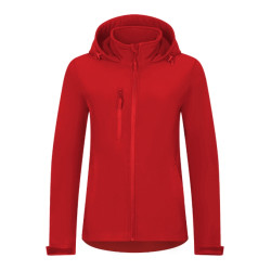Blouson softshell femme Trail 549 - rouge