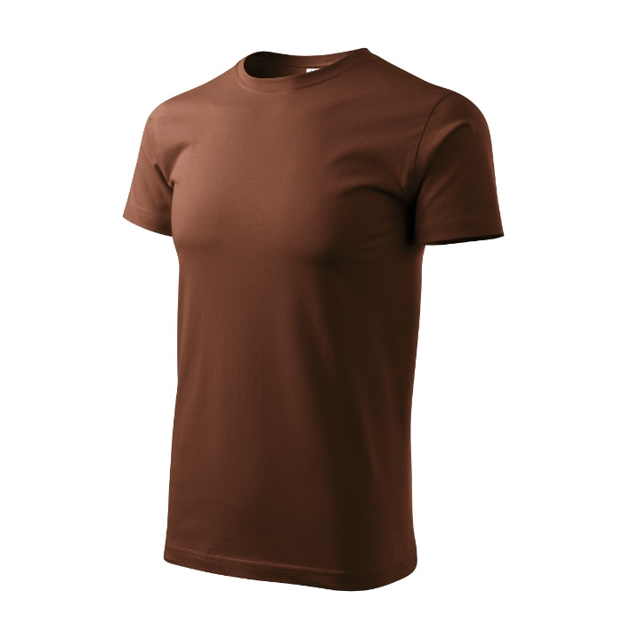 Tee-shirt homme Basic 129 - chocolat