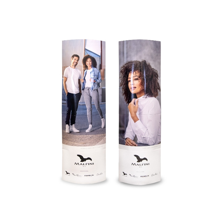 Stand carton MALFINI H04 - MALFINI logo