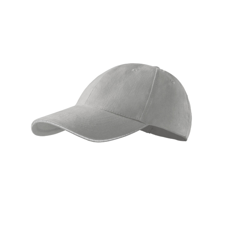 Casquette unisex Sandwich 6P 306 - argent vieilli clair