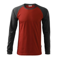 Tee-shirt unisex Street LS 130 - rouge marlboro