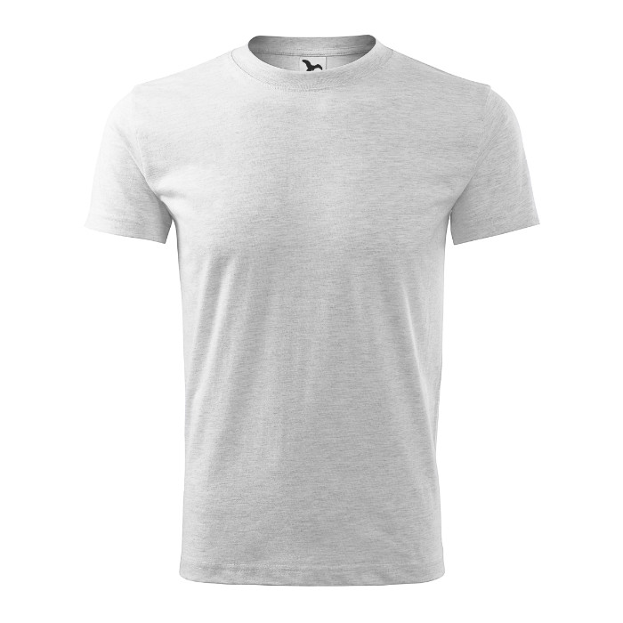 Tee-shirt homme Classic New 132 - gris chiné clair