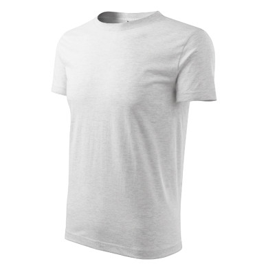 Tee-shirt homme Classic New 132 - gris chiné clair