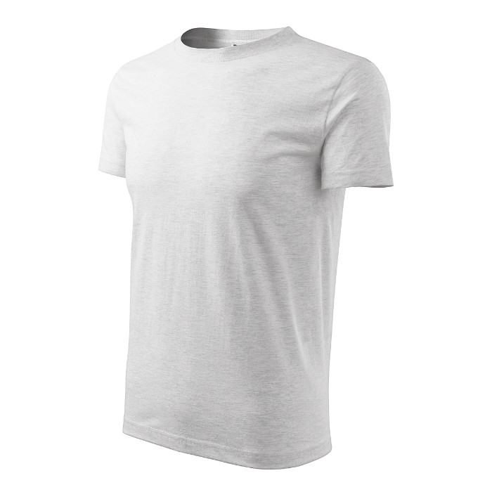 Tee-shirt homme Classic New 132 - gris chiné clair