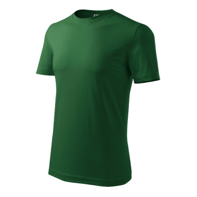 Tee-shirt homme Classic New 132 - vert bouteille
