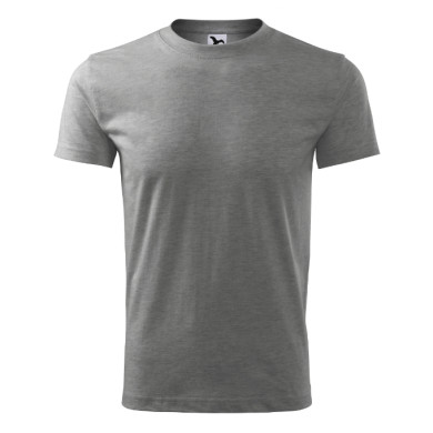 Tee-shirt homme Classic New 132 - gris chiné foncé