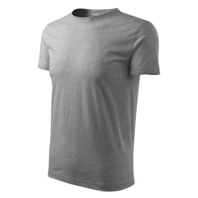 Tee-shirt homme Classic New 132 - gris chiné foncé