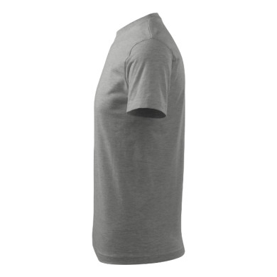 Tee-shirt homme Classic New 132 - gris chiné foncé