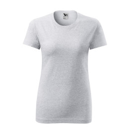 Tee-shirt femme Classic New 133 - gris chiné clair