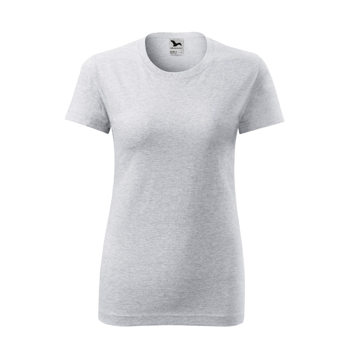 Tee-shirt femme Classic New 133 - gris chiné clair