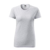 Tee-shirt femme Classic New 133 - gris chiné clair