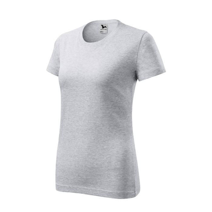 Tee-shirt femme Classic New 133 - gris chiné clair