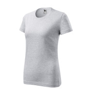 Tee-shirt femme Classic New 133 - gris chiné clair
