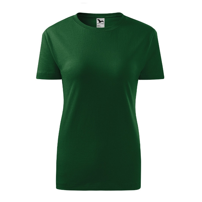 Tee-shirt femme Classic New 133 - vert bouteille