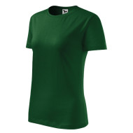 Tee-shirt femme Classic New 133 - vert bouteille