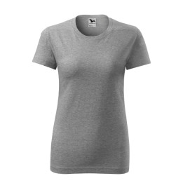 Tee-shirt femme Classic New 133 - gris chiné foncé