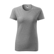 Tee-shirt femme Classic New 133 - gris chiné foncé