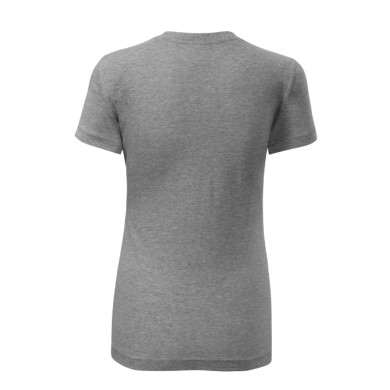 Tee-shirt femme Classic New 133 - gris chiné foncé