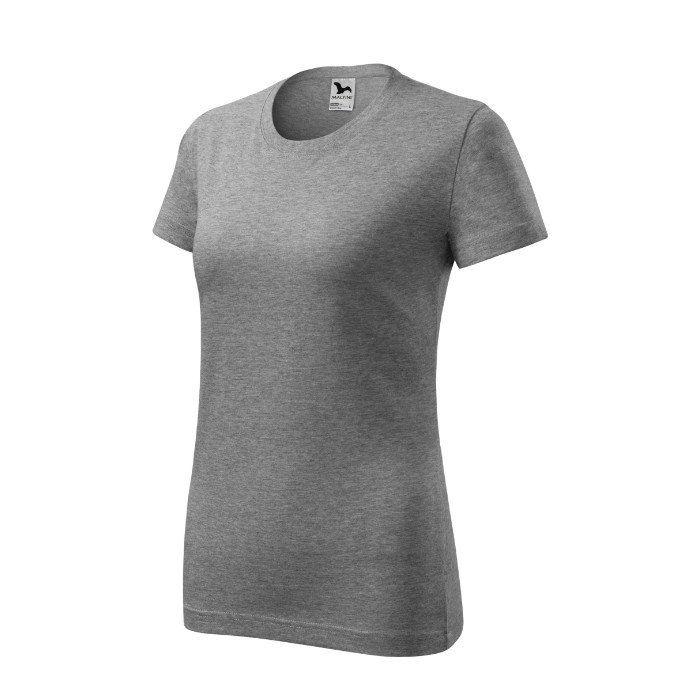 Tee-shirt femme Classic New 133 - gris chiné foncé