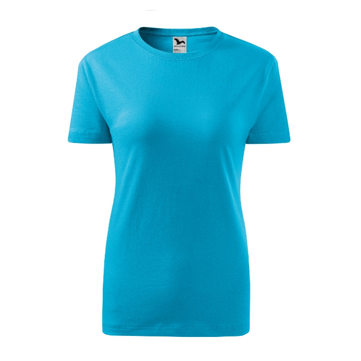 Tee-shirt femme Classic New 133 - turquoise