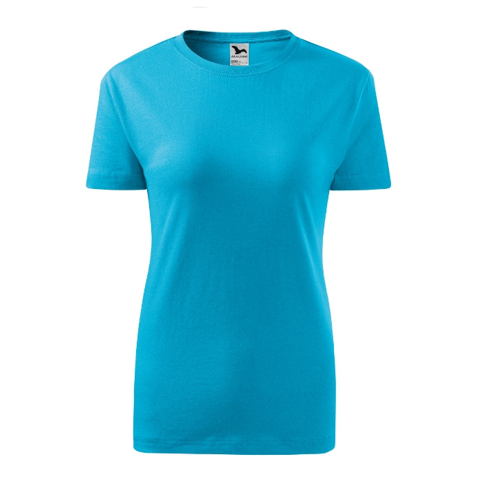 Tee-shirt femme Classic New 133 - turquoise