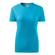 Tee-shirt femme Classic New 133 - turquoise
