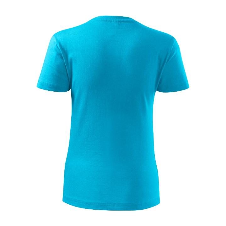 Tee-shirt femme Classic New 133 - turquoise