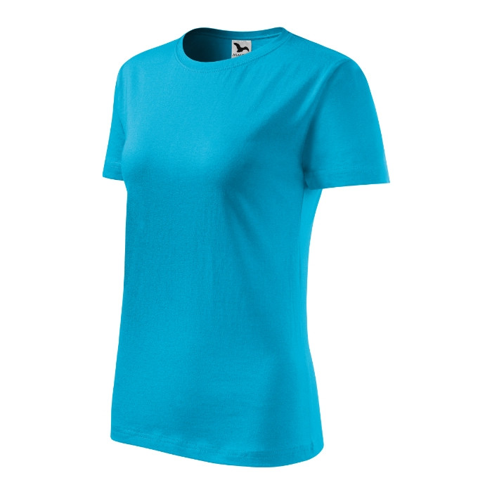 Tee-shirt femme Classic New 133 - turquoise