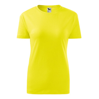 Tee-shirt femme Classic New 133 - jaune citron