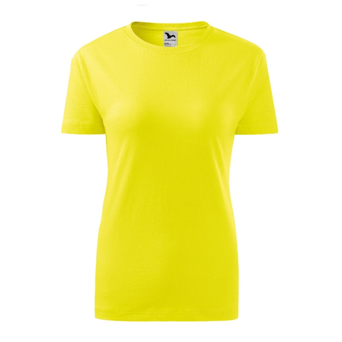 Tee-shirt femme Classic New 133 - jaune citron